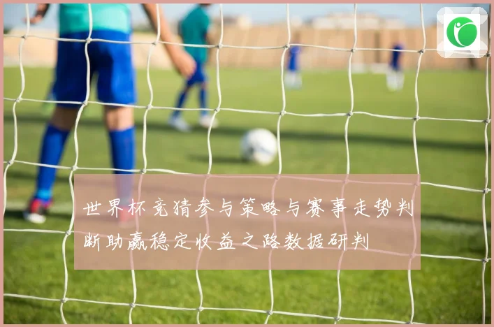 世界杯竞猜参与策略与赛事走势判断助赢稳定收益之路数据研判